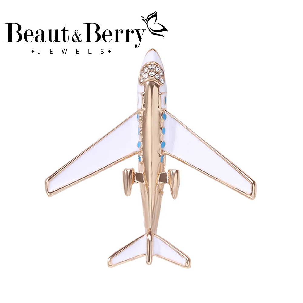 

Beaut&Berry Military Fan Airplane Men Ladies Kids Brooch Office Gift Wedding Party Decoration Ornament