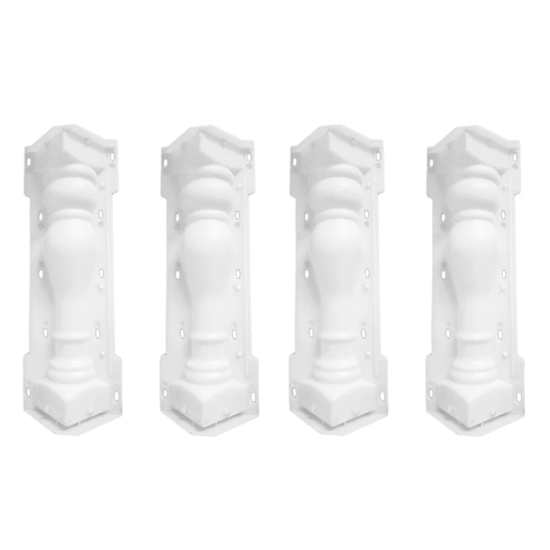 

2Pcs 60X14cm Roman Column Mold Balcony Garden Pool Fence Cement Railing Plaster Concrete Mold Column Mold