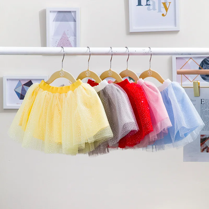 

Girls Skirts Summer Children Shining TutU Skirt for Baby New Fashion Toddler Clothes Infants Kids Clothes