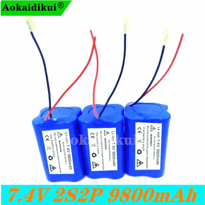 Литий-ионный аккумулятор 7 4 мАч 9 8 в 2S2P 18650 Ач