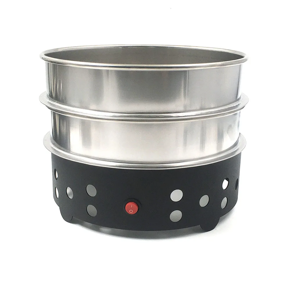 

110V/220V Household Small Coffee Bean Roaster High Suction Stainless Steel Cooler Cooling Plate With Filter Radiator