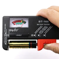 bt168 portable universal digital battery tester volt checker for aa aaa 9v 1 5v button multiple size battery tester checker
