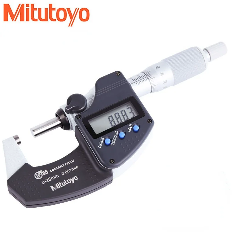 

Mitutoyo диапазон измерения 0-25/50/75/100 мм/0,001 293-240/241/242/243-30 цифровые внешние Микрометры IP65 точность 1 мкм