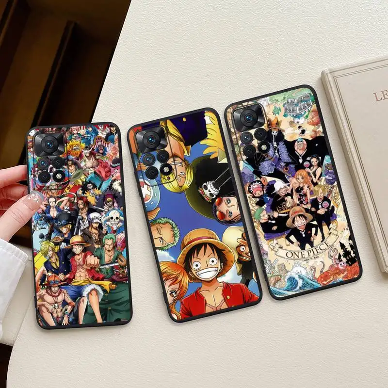 

Anime One Piece Luffy Roronoa Zoro Phone Case For Redmi Note 11E 11S 11 10 9 Pro 9A K20 K30 K40 Soft Silicone Cover