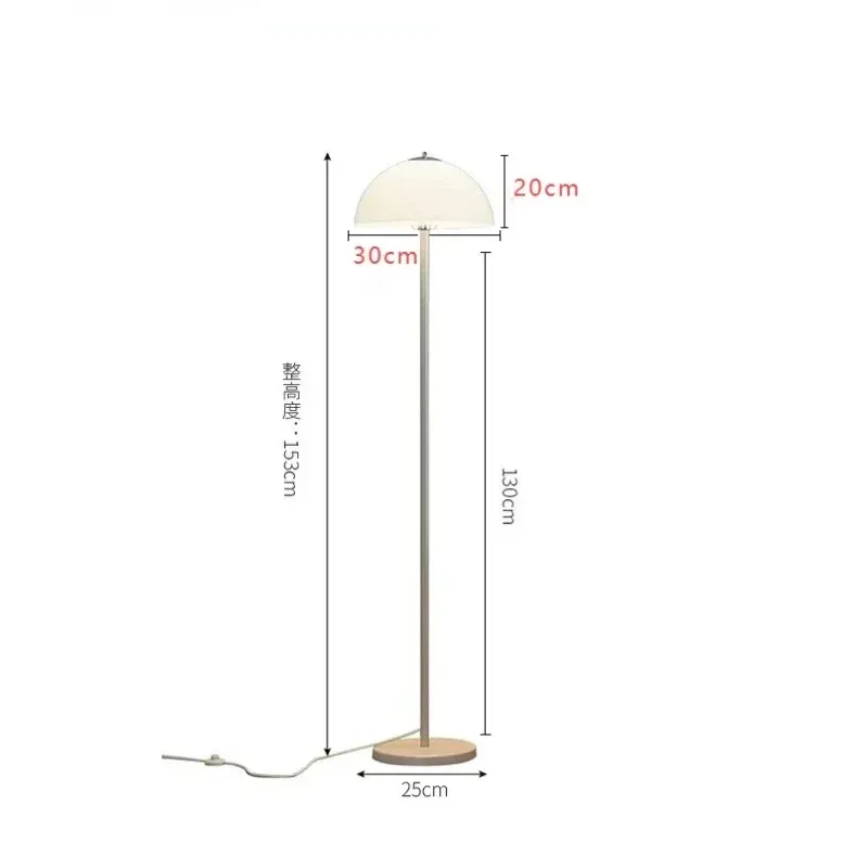 Напольная Светодиодная лампа в виде гриба для гостиной дивана боковые стоячие