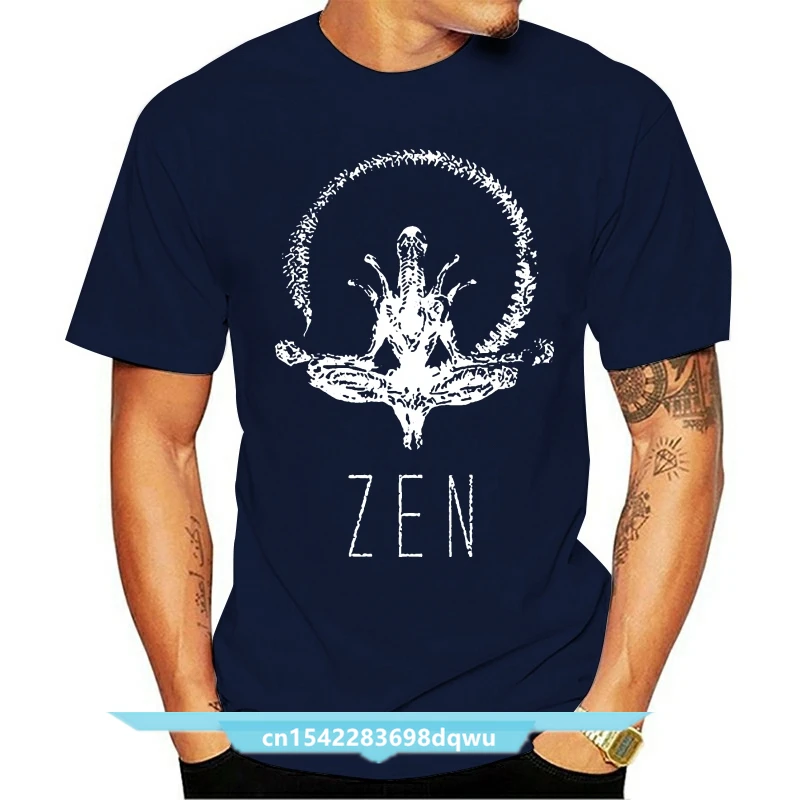 Футболка Alien Covenant Zen Yogaer Science Fiction Film S-3XL мужская футболка с принтом одежда летняя