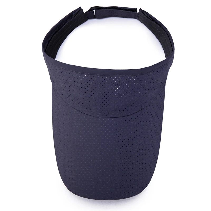 Летняя прозрачная шляпа с открытой верхней частью, шляпка для тенниса, гольфа, бега, солнцезащитная шапка с регулируемым козырьком для мужчин и женщин, защита от УФ-излучения.