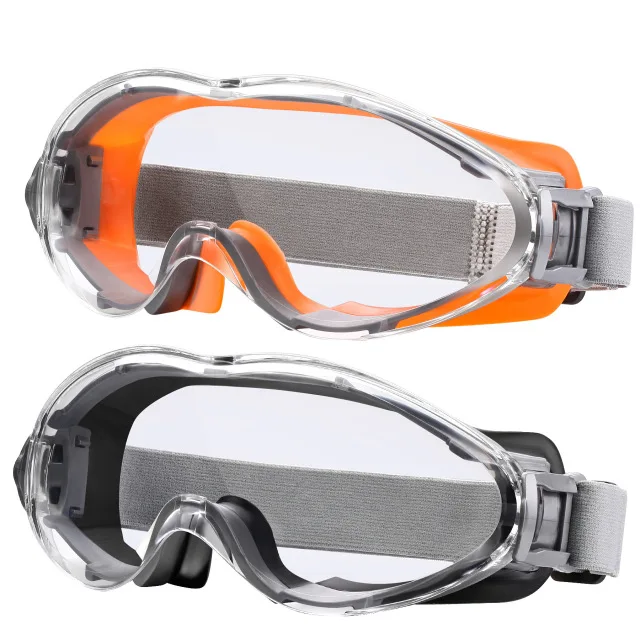

2PCS Safety Glasses Protective Goggles Anti-UV Waterproof Tactical Sport Eyewear Eye Protection Glasses Riding Skiing