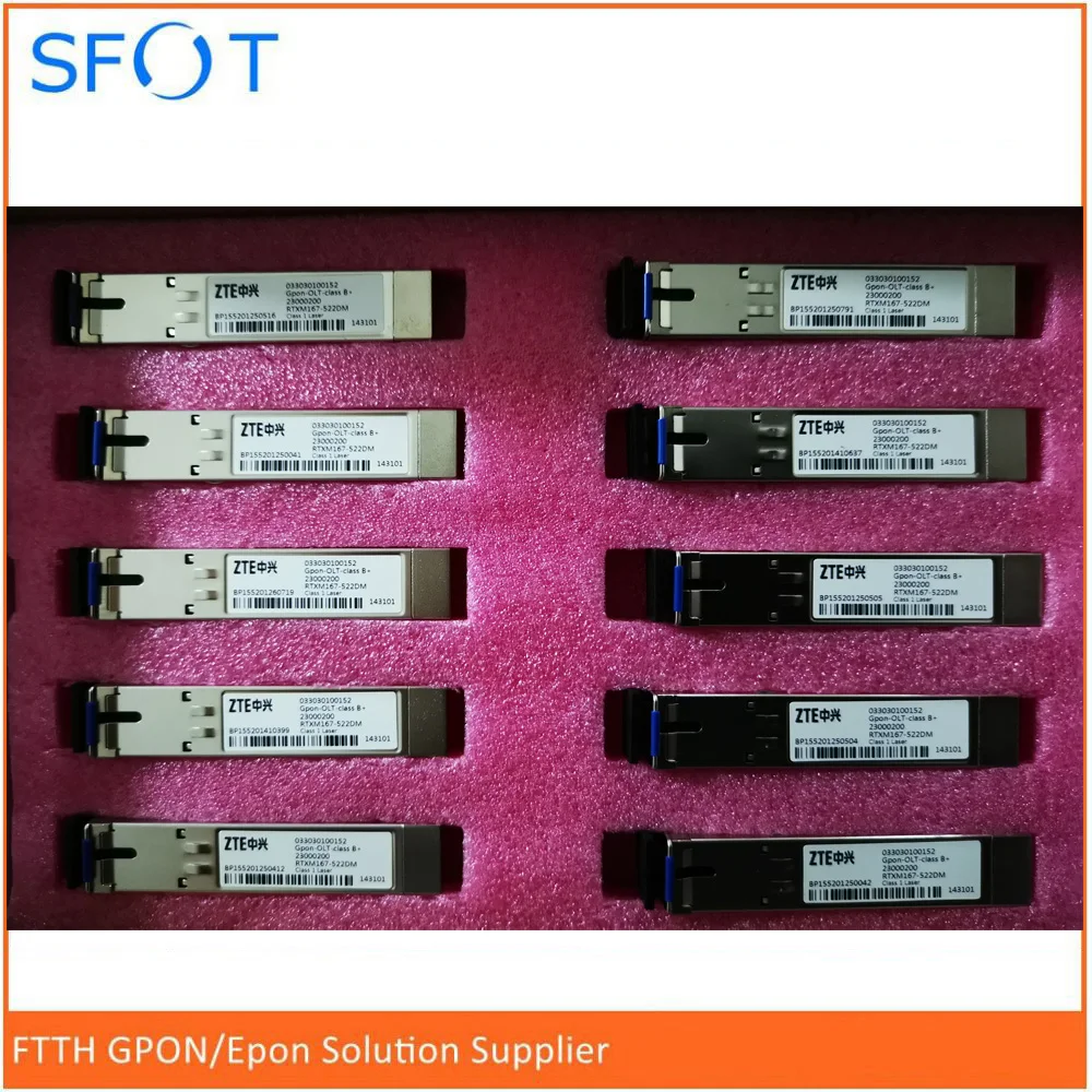 Бесплатная доставка. Новый оптический волоконный модуль ZTE GPON SFP класса B + для GTGH и