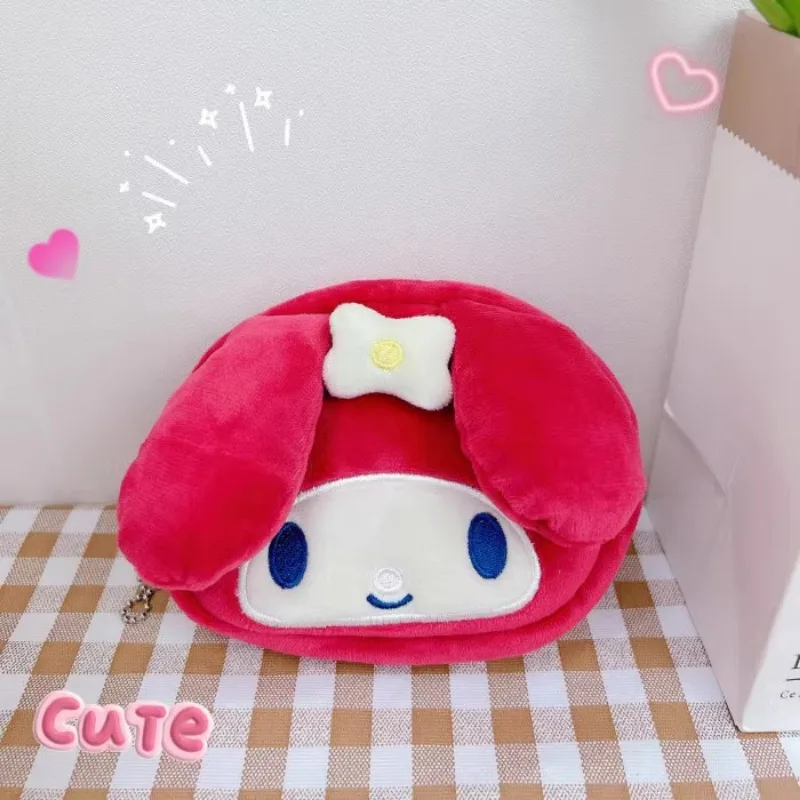 Sanrio Hello Kitty кошелек для монет мультфильм аниме милый KT Cat косметичка хранения