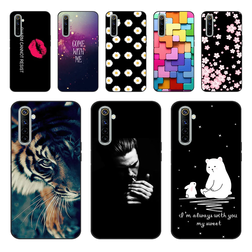 Чехол для OPPO Realme 6 Pro мягкий силиконовый чехол-накладка чехол Realme6 6i 6S чехлы -