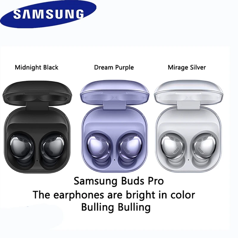 

Беспроводные водонепроницаемые Bluetooth-наушники Samsung Galaxy Buds Pro с активным шумоподавлением для galaxy S22 ultra A13 A53 A7