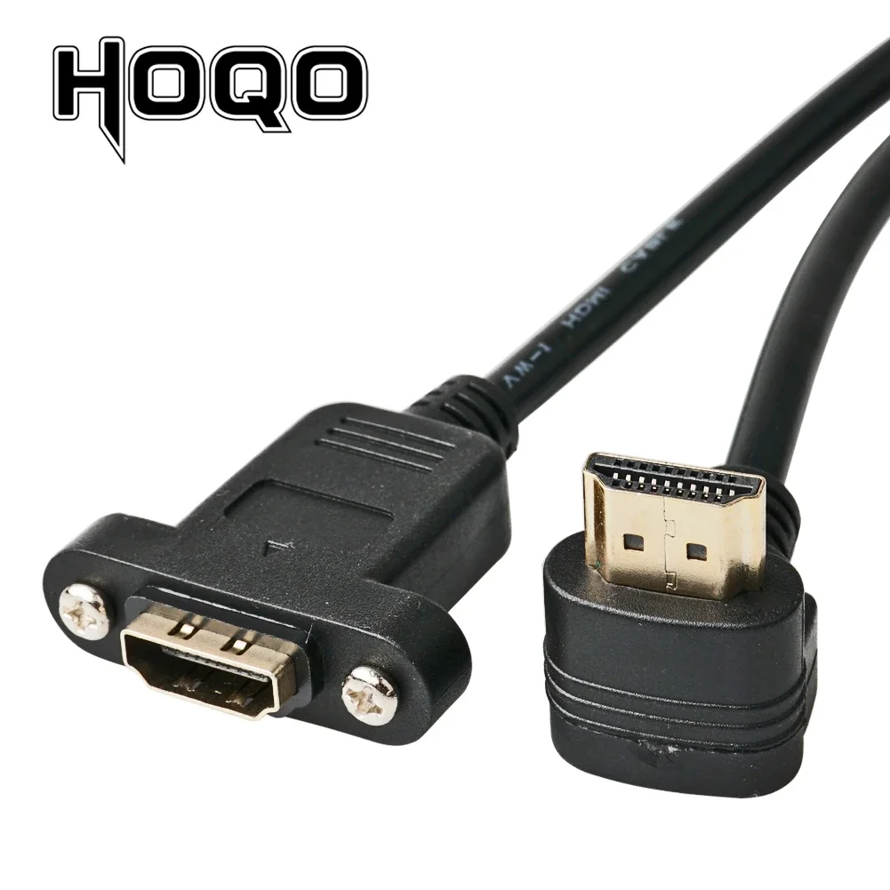 HDMI-совместимый соединительный шнур для панели папа-мама с винтовым отверстием