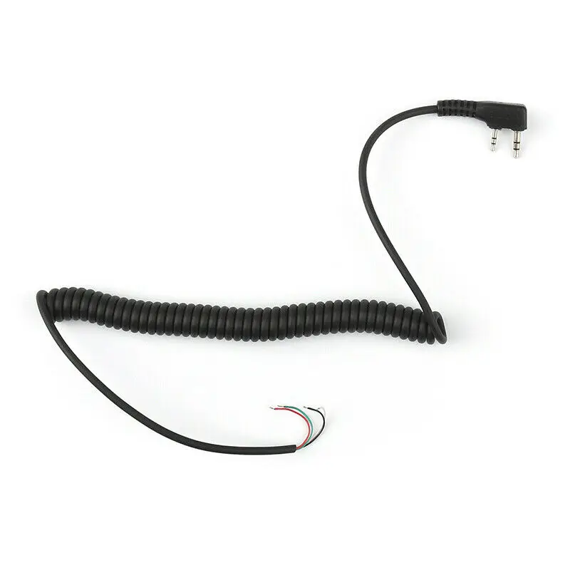 

4-Wire Speaker Mic Cable For Baofeng UV5R/Kenwood TK370/Linton YTY Walkie Talkie DIY K Plug Walkie Talkie Speaker Mic Cable
