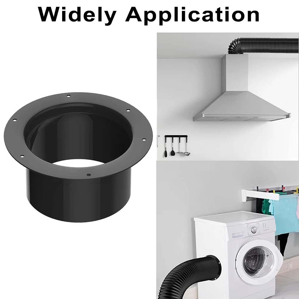 

Vent Pipe Adapter Duct Joint For Ventilation Pipe High Quality Pipe Connection Parts Round Joint Wall Flange Connector