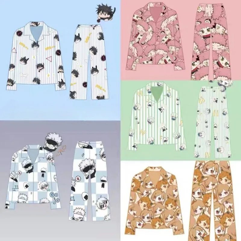 Jujutsu Kaisen Satoru Gojo Fushiguro Megumi пижамы аниме периферийные устройства милый мультфильм