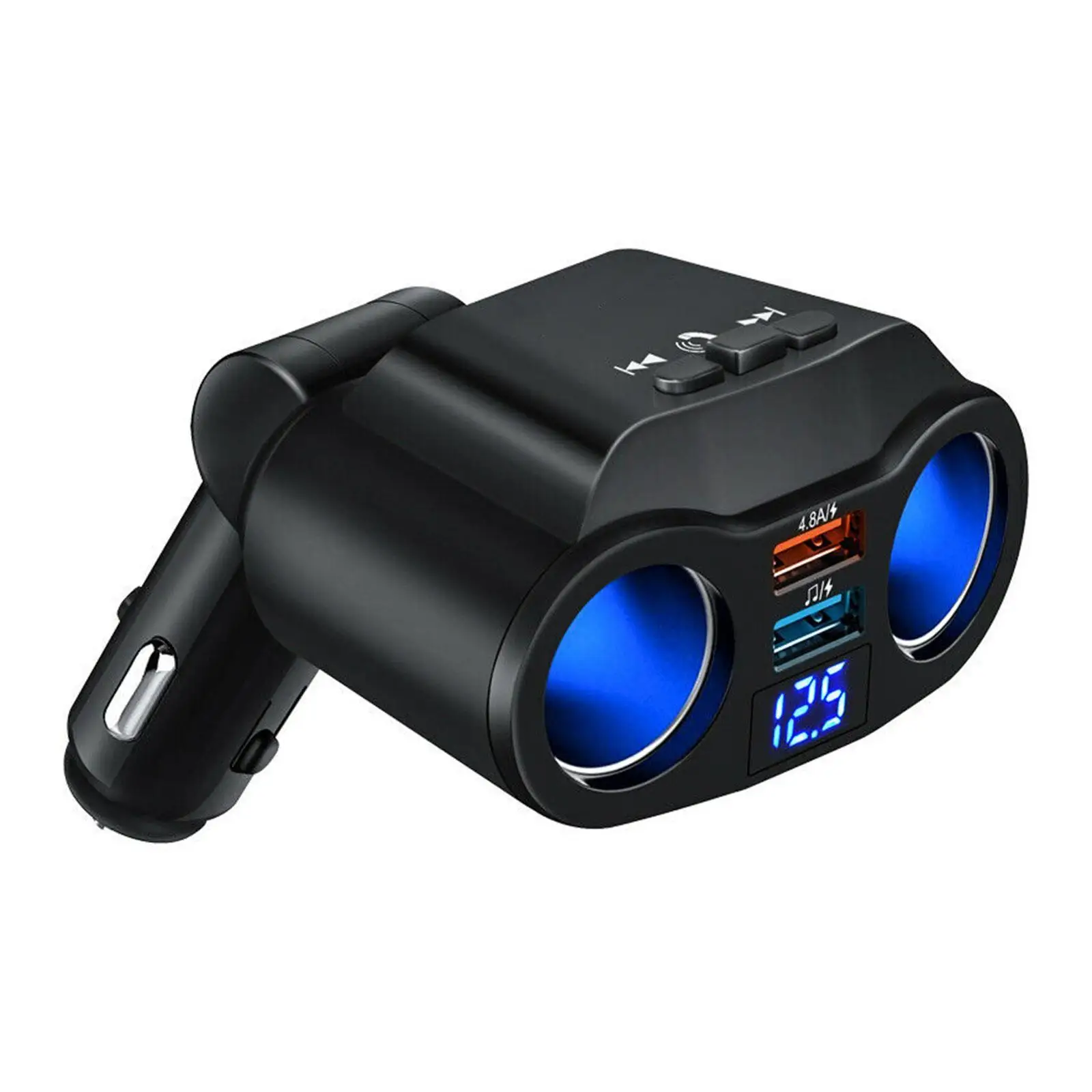 

Car FM Transmitter Car Fast Charger Cigarette Lighter Splitter Power Adapter 5.0 Bluetooth 12V-24V Auto Handsfree Kits