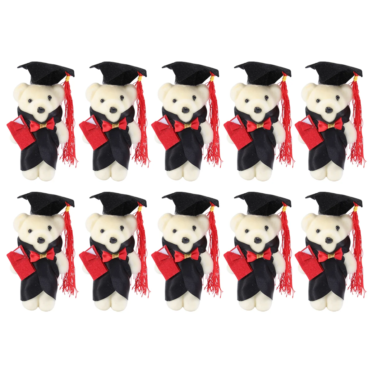 Купи Graduation Bears Bouquet Stuffed Flower Gift Mini Plush Animal Grad Party Class Decoration Toy Gifts Ceremony Toys Decorations за 377 рублей в магазине AliExpress