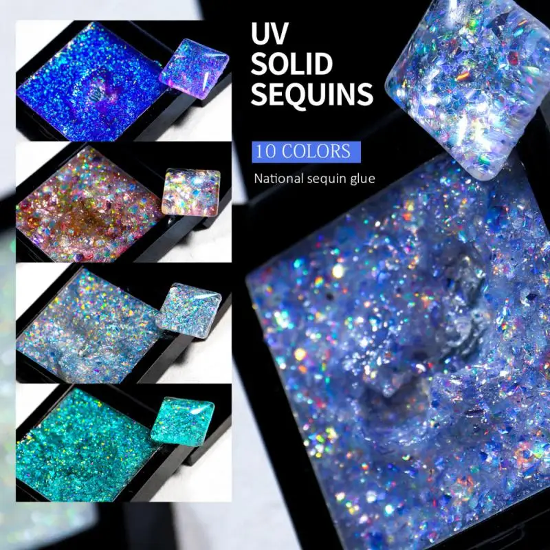 

Светоотражающий Блестящий Светодиодный УФ-лак для дизайна ногтей