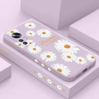 artistic daisy phone case for xiaomi mi 12 11 ultra lite 10 10s 9 11t 10t 9t pro lite poco m4 x4 f3 x3 m3 5g pro cover