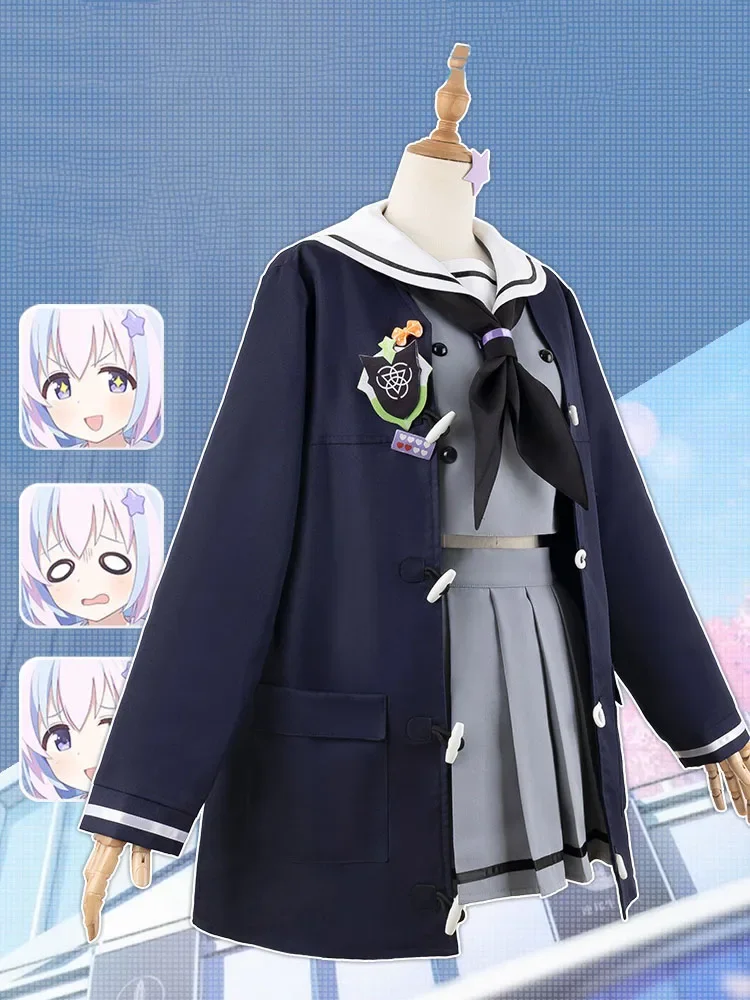 Костюм для косплея UZAWA REISA костюм в стиле голубого архива матроска униформа на