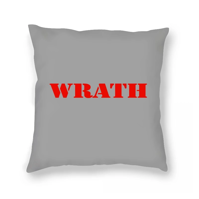 

Limited WRATH Natural Selection Logo Printed For Pillow Case Streetwear Funny