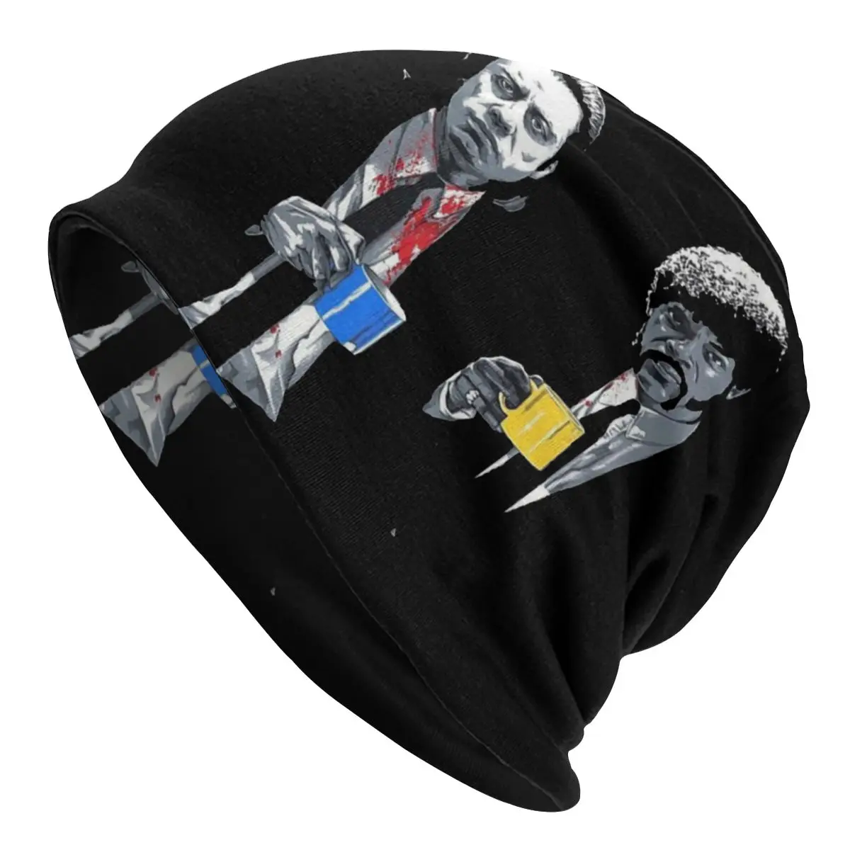 

Pulp Fiction John Travolta Skullies Beanies Hats Autumn Winter Street Men Women Quentin Caps Adult Warm Bonnet Knit Hat