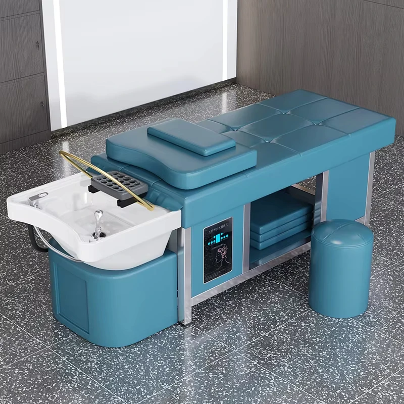 Профессиональный салон для мытья волос массажное кресло шампунь кровать