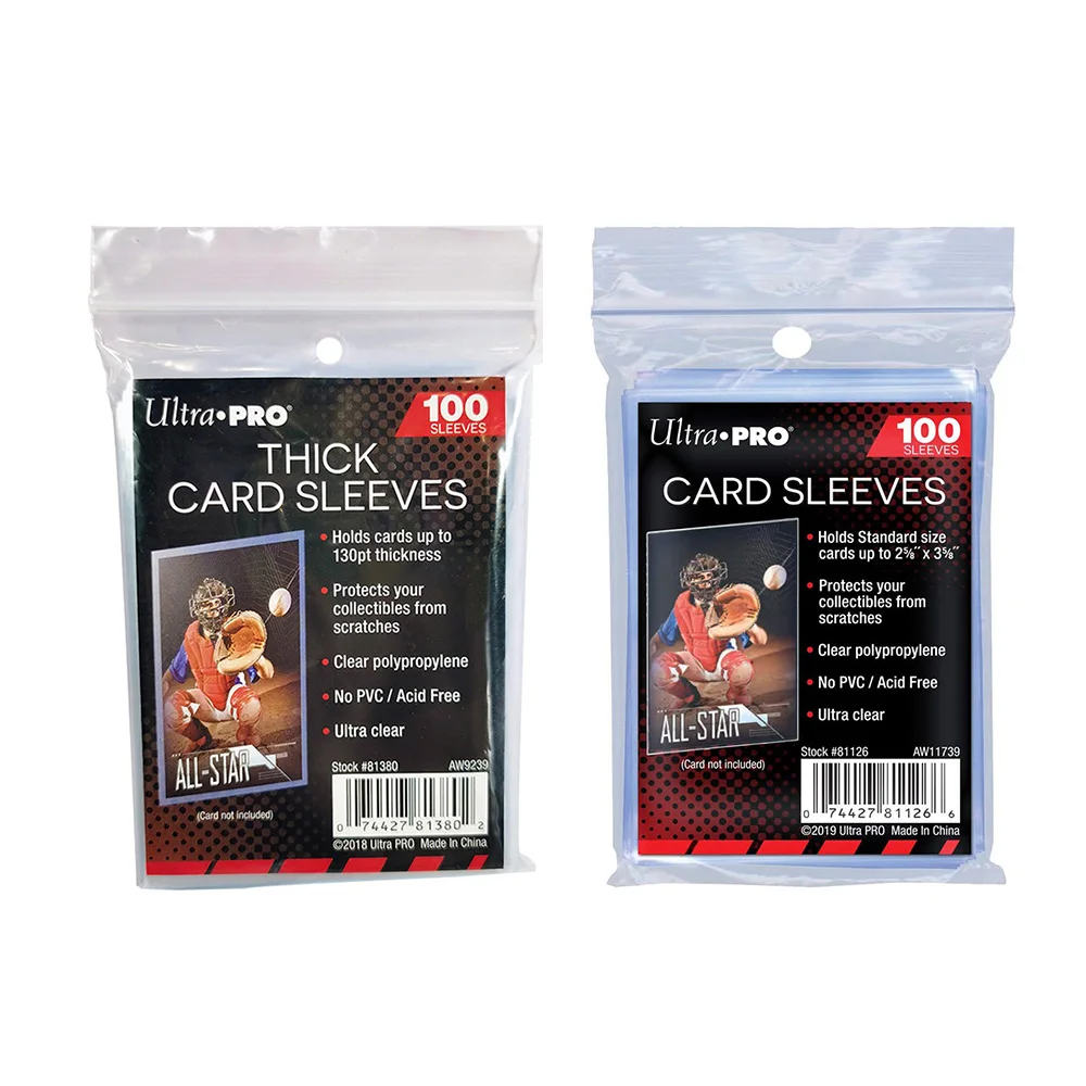 Ультра Pro 100 шт. толстые мягкие игровые универсальные карточки ультра прозрачные