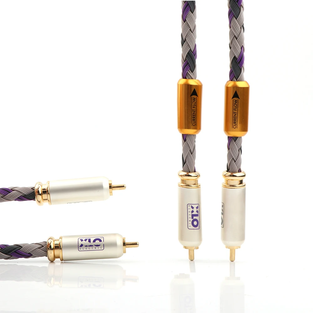 

Pair XLO Signature S3-1 Singled-Ended UPOCC Copper Audio Interconnect Cable with 24k Gold Plated RCA Jack