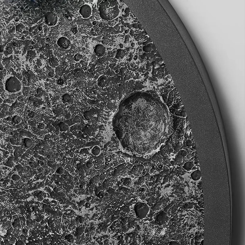 Фото Современный светодиодный настенный светильник Moon - наружное водонепроницаемое тисненое освещение IP65 для декора сада, гостиной и столовой №4