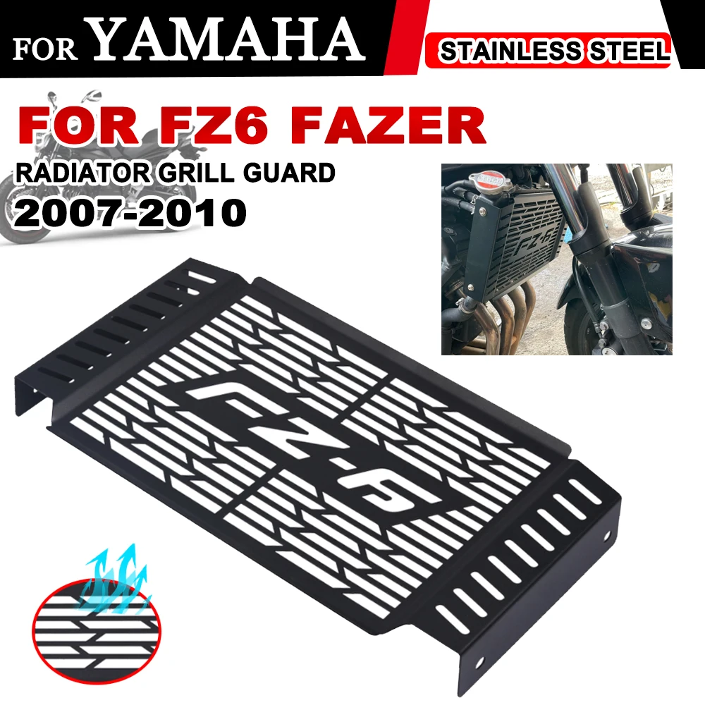 

For Yamaha FZ6 FZ 6 FAZER 2007 2008 2009 2010 Motorcycle Accessories Radiator Grill Guard Grille Protection Cover Protector Mesh