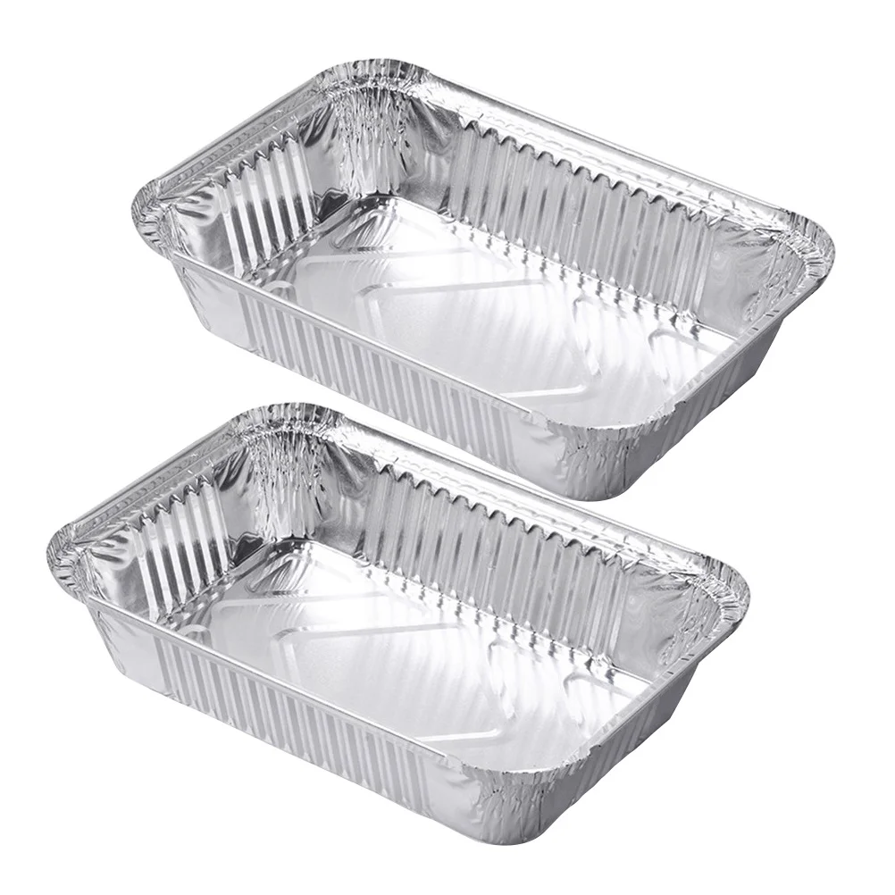 

10pcs Chafing Pans Disposable Aluminum Foil Steam Table Deep Pans Roaster Pans