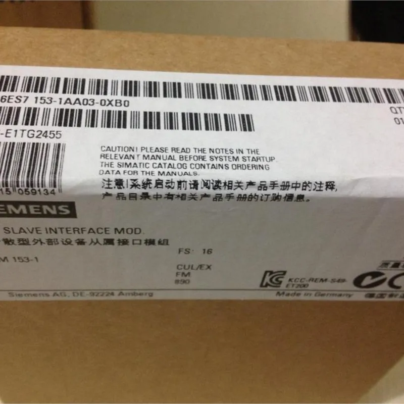 

New Original 6ES7153-1AA03-0XB0 6ES7 153-1AA03-0XB0