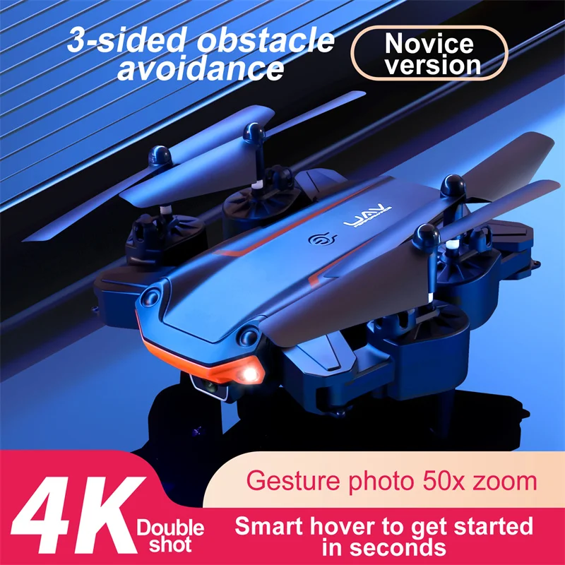 KBDFA KY603 Mini Drone 4K HD Самостабилизирующийся квадрокоптер RC Dual Camera Gimbal Kids Helicopter |
