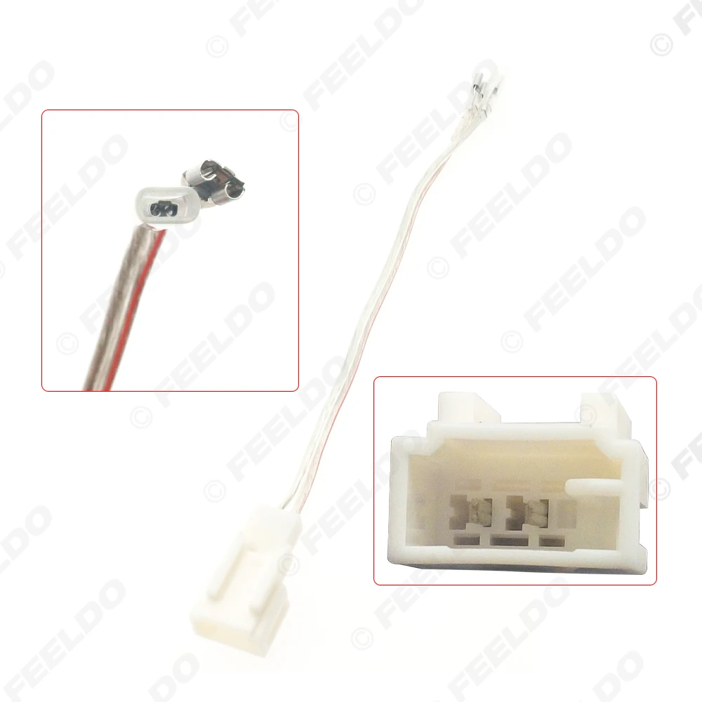 FeelDo 1PC Адаптер динамиков автомобиля для подключения для Toyota Scion Mitsubishi Subaru Кабельный разъем провода динамиков.