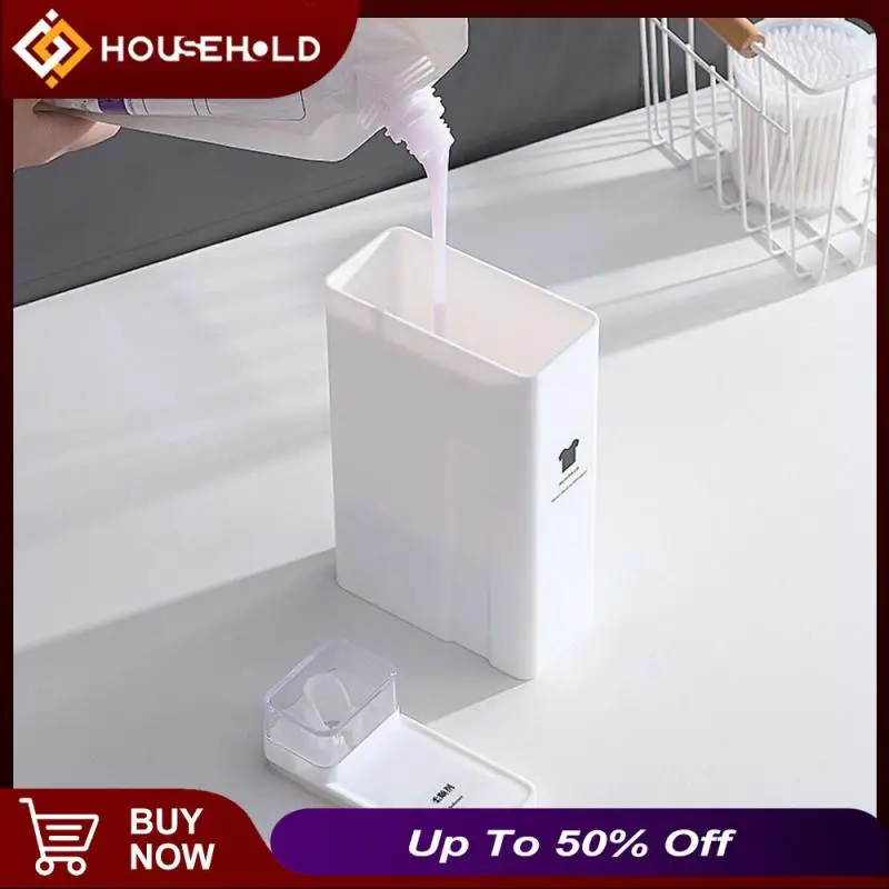 

Leak- Proof Multifunctional Storage Bottle Not Easy Deform Damage Large Capacity Laundry Powder Bottle 295g Non- Toxic Tasteless