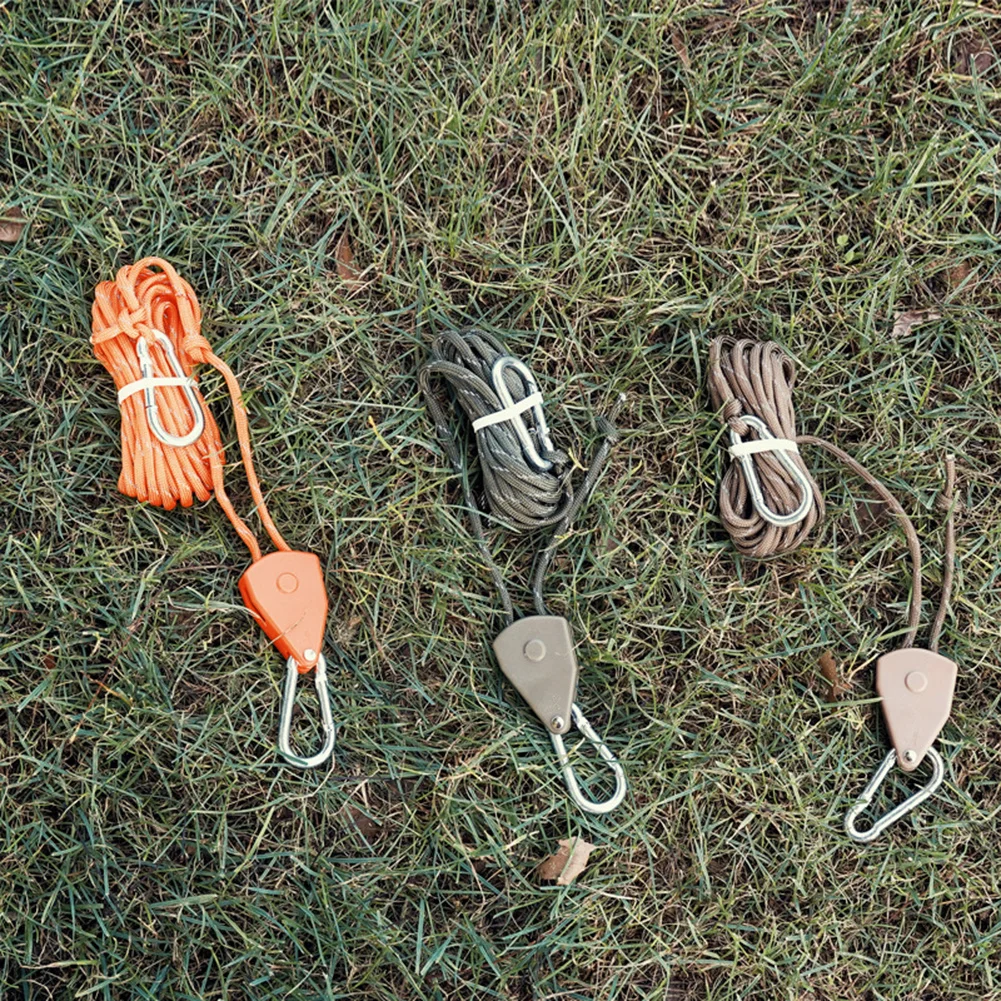 2022 Совершенно новая веревочная пряжка 4/5 м Регулируемая Веревка для палатки