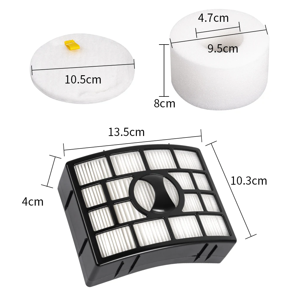Комплект фильтров из пенопласта и фетра для деталей Shark NV650 NV651 NV652 NV650W # Детали