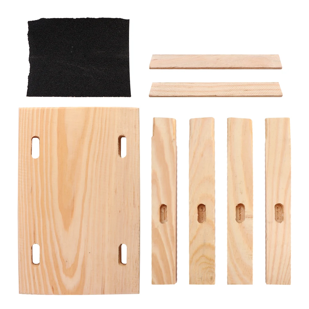 

Detachable Heavy Duty Universal Practical Wood Stool Tenon Living Room Indoor Outdoor Home Furniture Simple Rectangle DIY