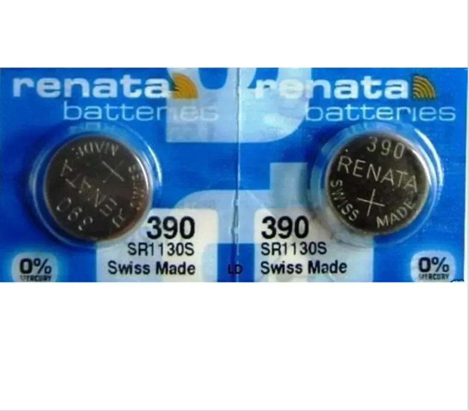 

2 шт./лот, розничная продажа, новый Renata, долговечный 390 SR1130SW 389 LR54 AG10, часовая батарейка, батарейка, швейцарская, 100% оригинальная