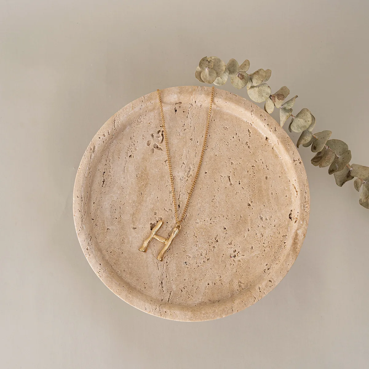 Бежевый травертин брикет с ножками Винтажные Ювелирные изделия из натурального