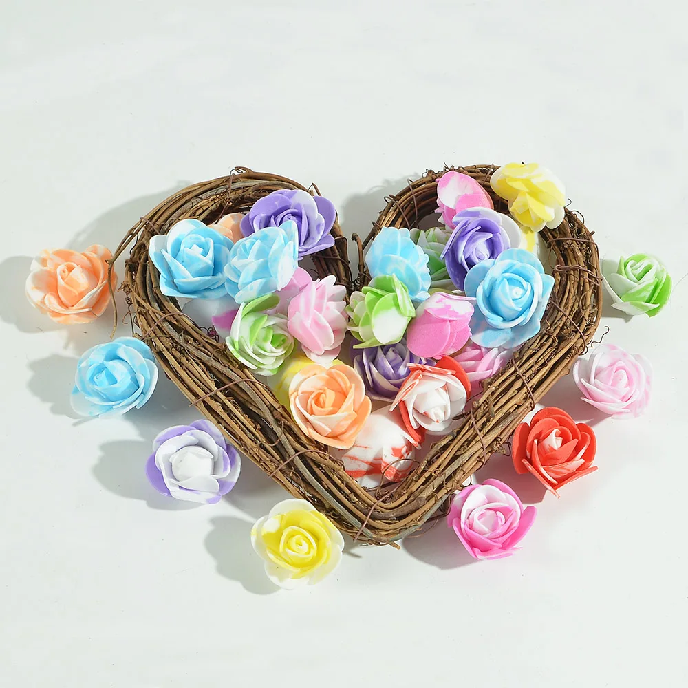 50 / 100 200 шт. искусственные розы из пены 3 см