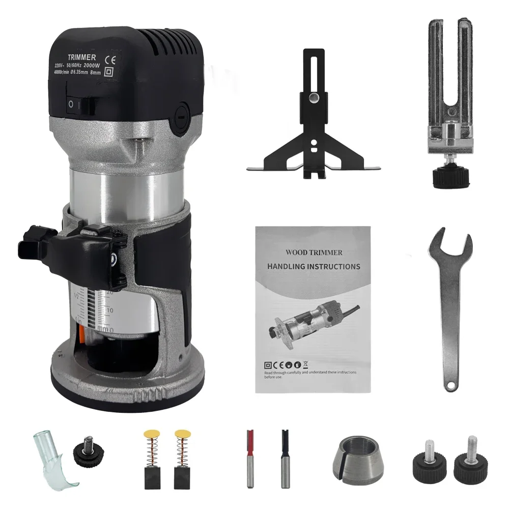 

Электрический фрезер для дерева 2000 Вт