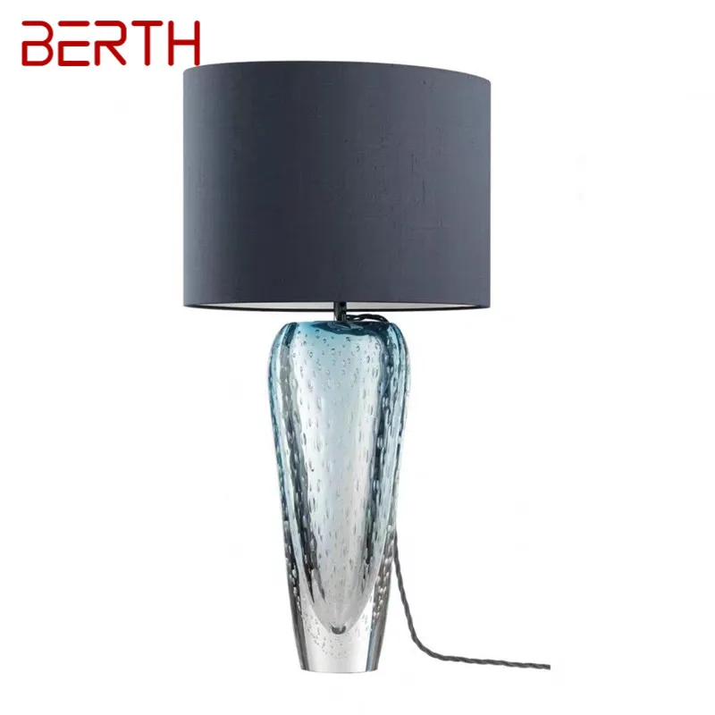 

BERTH Nordic Glaze Table Lamp Modern Art Iiving Room Bedroom Study Hotel LED Personality Originality Desk Light