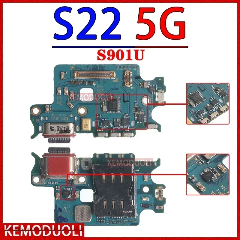 Фото USB-док-станция для зарядного устройства для Samsung Galaxy S21 S22 Fe Plus Ultra G911 G996 G998 G990 S901 S906 S908 B U N 0 Модуль зарядной платы №2