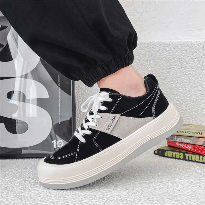 

Кроссовки мужские спортивные с массивной подошвой, красные дизайнерские высокие кеды для бега в спортзале