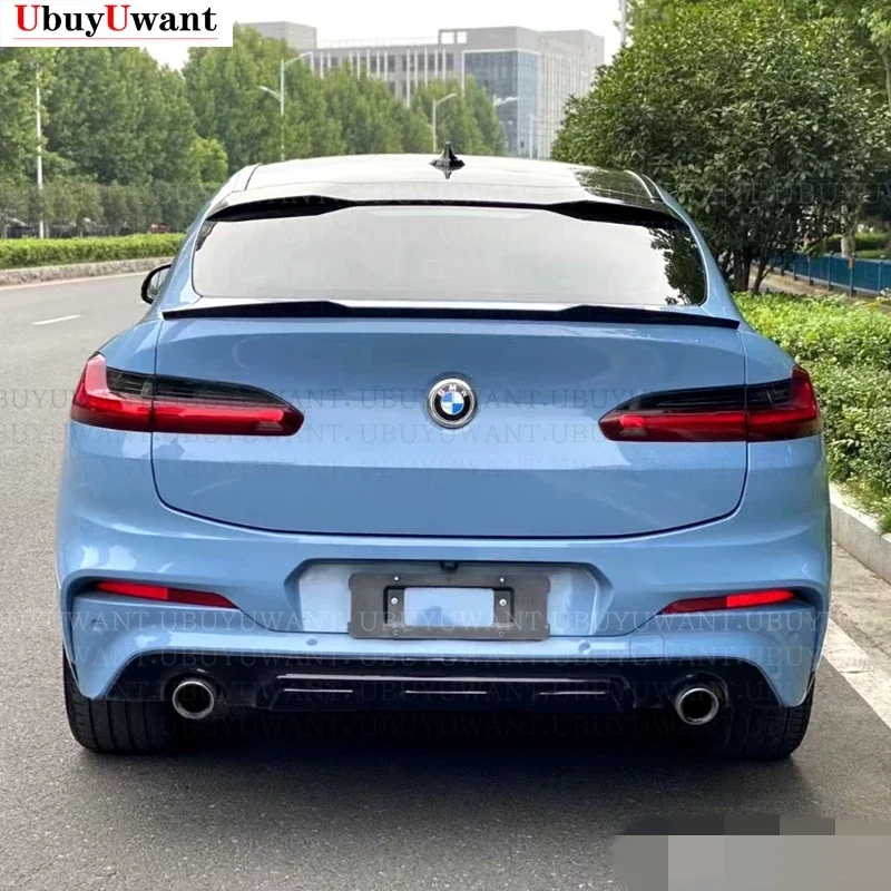 

Спойлер для BMW X4 G02 2019-2020 X4 M, спортивный спойлер из АБС-пластика, праймер для заднего крыла автомобиля, цветной спойлер для багажника
