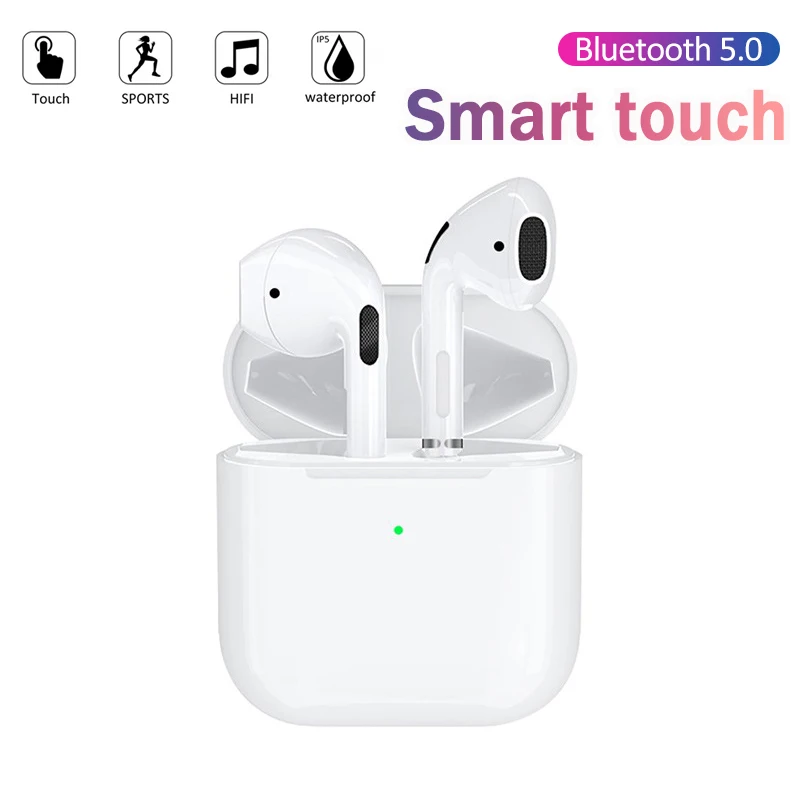 

TWS Pro4 Stereo Wireless 5.0 Bluetooth Earphone Earbuds Headset With Charging Box For iPhone Android Xiaomi smartphones
