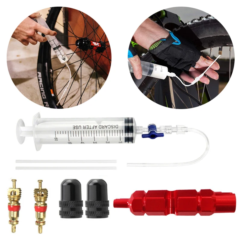 Герметик для бескамерных шин горных и шоссейных велосипедов совместимый с